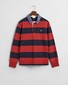 Gant Chambray Stripe Heavy Rugger Twill Collar Pullover Iron Red