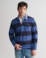 Gant Chambray Stripe Heavy Rugger Twill Collar Pullover Vintage Blue