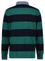 Gant Chambray Stripe Heavy Rugger Twill Collar Pullover Woody Green