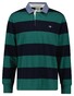 Gant Chambray Stripe Heavy Rugger Twill Collar Pullover Woody Green