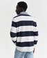 Gant Chambray Stripe Heavy Rugger Twill Collar Trui Eggshell