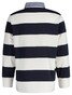Gant Chambray Stripe Heavy Rugger Twill Collar Trui Eggshell