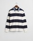 Gant Chambray Stripe Heavy Rugger Twill Collar Trui Eggshell