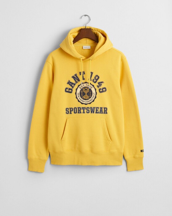 Gant Champs Graphic Sweat Hoodie Pullover Faded Sunset