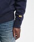 Gant Champs Graphic Sweat Hoodie Trui Avond Blauw