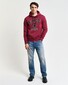 Gant Champs Graphic Sweat Hoodie Trui Rich Wine