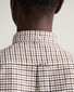 Gant Check Oxford Tattersall Button Down Shirt Roasted Walnut