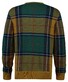 Gant Checked Crew Neck Soft Cotton Wool Blend Pullover Wooden Beige