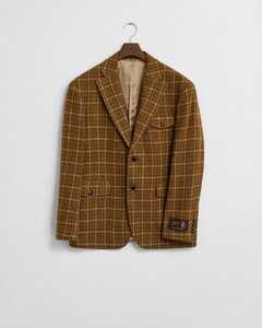 Gant Checked Tweed Blazer Colbert Peanut Butter