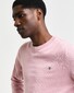 Gant Classic Cotton Crew Neck Pullover Dusty Pink