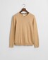 Gant Classic Cotton Crew Neck Pullover Khaki Melange