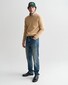 Gant Classic Cotton Crew Neck Pullover Khaki Melange