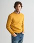 Gant Classic Cotton Crew Neck Pullover Maple Yellow