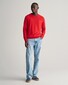 Gant Classic Cotton Crew Neck Pullover Ruby Red