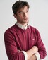 Gant Classic Cotton Crew Neck Pullover Wine Red