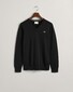 Gant Classic Cotton V-Neck Pullover Black