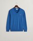Gant Classic Cotton V-Neck Pullover Rich Blue