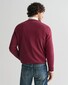 Gant Classic Cotton V-Neck Pullover Wine Red