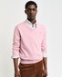 Gant Classic Cotton V-Neck Trui Dusty Pink