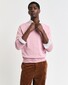 Gant Classic Cotton V-Neck Trui Dusty Pink