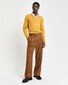 Gant Classic Cotton V-Neck Trui Maple Yellow