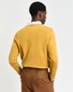 Gant Classic Cotton V-Neck Trui Maple Yellow