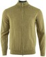 Gant Classic Cotton Zip Cardigan Vest Aloe Green Melange
