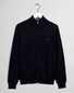 Gant Classic Cotton Zip Cardigan Vest Avond Blauw