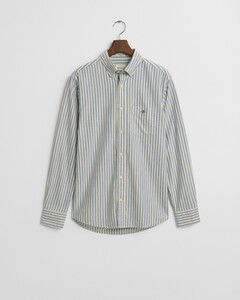 Gant Classic Oxford Stripe Overhemd Rich Blue