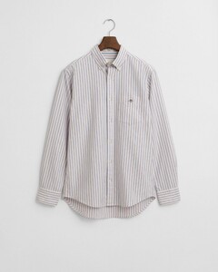 Gant Classic Oxford Stripe Overhemd Zacht Roze