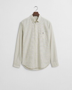Gant Classic Oxford Tattersall Check Button-Down Overhemd Rich Blue