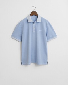 Gant Classic Piqué Sunfaded Short Sleeve Polo Fresh Blue