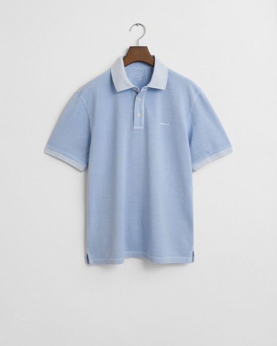 Gant Classic Piqué Sunfaded Short Sleeve Polo Fresh Blue
