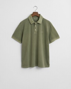 Gant Classic Piqué Sunfaded Short Sleeve Polo Kalamata Green