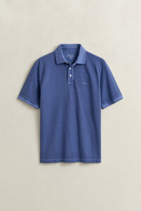 Gant Classic Piqué Sunfaded Short Sleeve Polo Vintage Blue