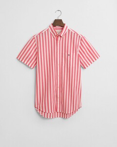 Gant Classic Poplin Stripe Overhemd Watermeloen Rood