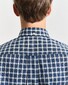 Gant Classic Poplin Tartan Check Button-Down Overhemd College Blue