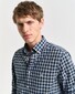 Gant Classic Poplin Tartan Check Button-Down Overhemd College Blue