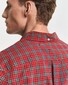 Gant Classic Poplin Tartan Check Button-Down Overhemd Ruby Red