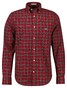 Gant Classic Poplin Tartan Check Button-Down Overhemd Ruby Red