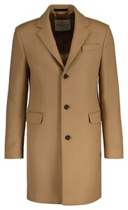 Gant Classic Wool Coat Mustard Beige