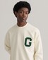 Gant Collegiate G C-Neck Sweat Pullover Crème