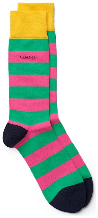 Gant Color Bar Stripe Socks Rich Pink