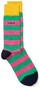Gant Color Bar Stripe Socks Sokken Rijk Roze