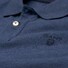 Gant Contrast Collar Piqué Polo Blue Melange