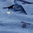 Gant Contrast Collar Piqué Polo Denim Blue