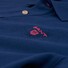 Gant Contrast Collar Piqué Polo Donker Blauw