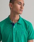 Gant Contrast Collar Piqué Polo Lush Green