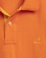 Gant Contrast Collar Piqué Polo Russet Orange