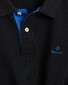 Gant Contrast Collar Pique Poloshirt Black